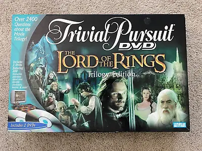 £19.86 • Buy Lord Of The Rings Trivial Pursuit Trilogy Edition DVD Board Game Complete EUC