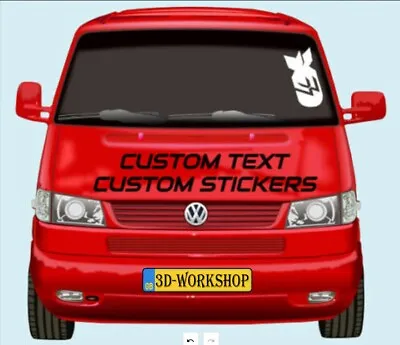 £1.99 • Buy CUSTOM STICKERS TEXT Personalised Name Lettering Car Van Window Shop Decal