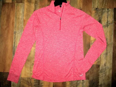 $11.99 • Buy BCG Women’s Quarter Zip Athletic Long Sleeve RED Size Small Athleticwear