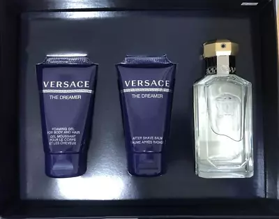 The Dreamer By Versace Mens Fragrance Gift Set Bundle Cologne After Shave Gel • $75