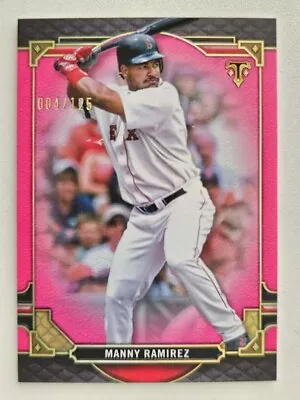 MANNY RAMIREZ - 2022 Topps Triple Threads *TOURMALINE* #004/125 Card No. 43 • $1