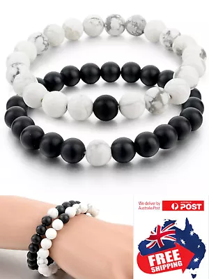 $4.95 • Buy Chakra Bracelet Healing Lava Stone Polish Natural Oil Diffuser Aromatherapy 1pc