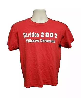 2007 Villanova University Strides Womens Medium Red TShirt • $15