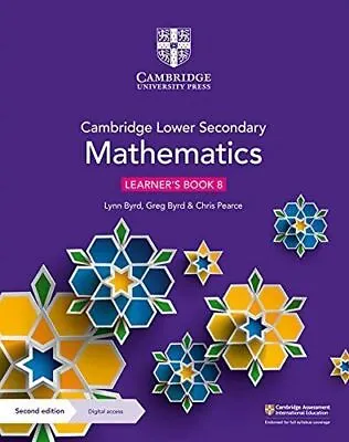 Cambridge Lower Secondary Mathematics Learner's Book 8 With Digital Access (1 Ye • £25.19