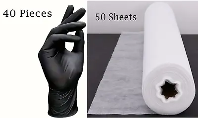 50pcs Disposable Spa Massage SheetsNon-Woven Sheets For Massage Table+40 Gloves • $29.90