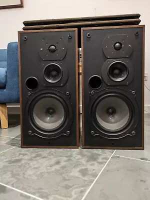 Vintage Bowers & Wilkins (B & W) DM23 Speakers Pair • £85