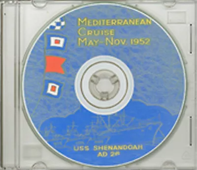 USS Shenandoah AD 26 1952 Med Cruise Book On CD RARE • $53.95