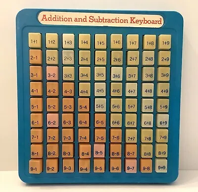 Vintage Educational Keyboard Addition Subtraction Press And See Magic Math • $14.98