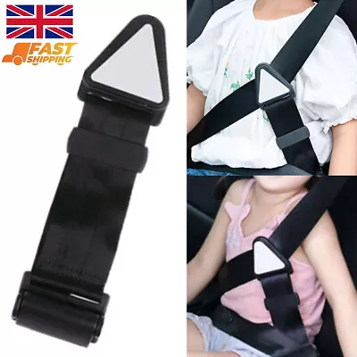 Car Seat Belt Adjuster Safety Kids Anti-stroke Belt Strap Retainer Clip Fixer UK • £4.89