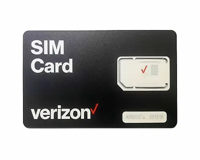 Verizon 5G SIM Card (Open) Nano Sim • $1.99