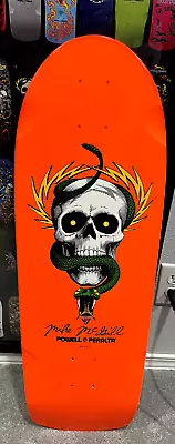 Powell Peralta Mike McGill Skull And Snake Orange Pig Skateboard Deck • $120