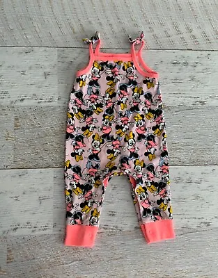 Disney Baby Girls  SZ 6-12 Mths Onepiece  Allinone MINNIE MOUSE • $8.90