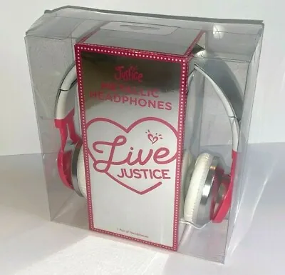Justice Metallic Headphones - Live Justice • $10