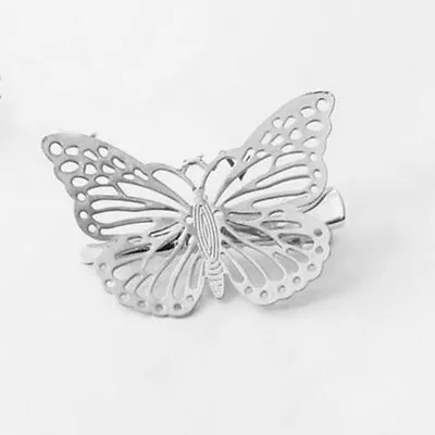 Left Hair Clip Hair Accessories Butterfly Hair Clip Metal Hairpin Beautiful Girl • $0.72