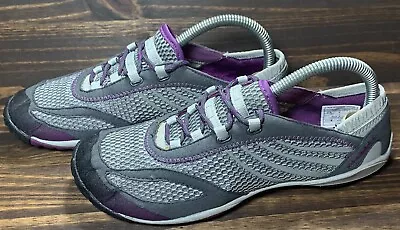 Merrell Pace Glove Vibram Barefoot Trail Shoes Dark Shadow Womens 7.5 Gray • $39.99