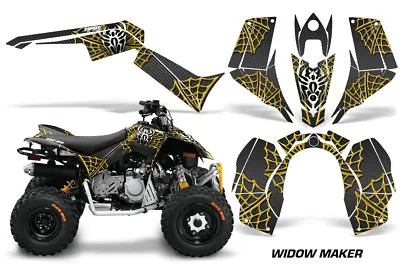 ATV Graphics Kit Quad Decal Sticker Wrap For Can-Am DS90 2007-2018 WIDOW YLW BLK • $129.95