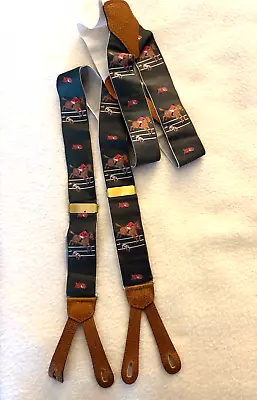 DOONEY & BOURKE  Suspenders  Braces  Horse & Rider  Fox-Hunting • $9.95