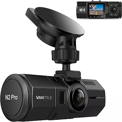 Vantrue N2 Pro Dual Dash Cam 1440P Single Front Dash Camera 1080P Front And... • $364.79