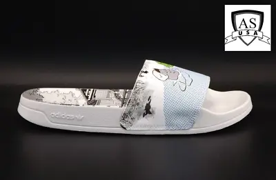 Adidas Adilette Lite Disney Pixar Monsters Inc Men's Shoes Size  10 NEW GX0995 • $41.99