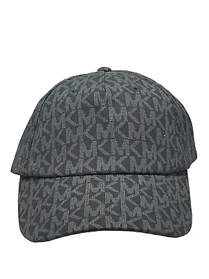 Michael Kors MK Unisex Adults Adjustable Baseball Cap Hat Black One Size NWT $68 • $29.98
