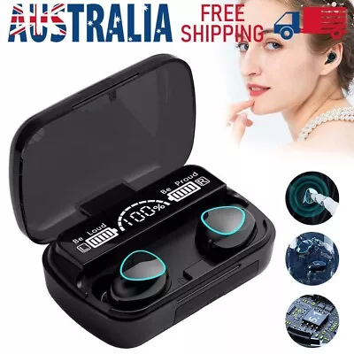 $0.99 • Buy Sweatproof Wireless Bluetooth Earphones Headphones Sport Gym Earbuds W/ Mic