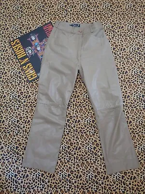 Women's Vintage Marco Morani Leather Pants • $48