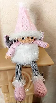Knitting Pattern Winter Fairy Christmas Toy Chocolate Orange Cover Decoration DK • £4