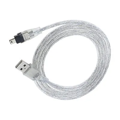 USB To Firewire IEEE 1394 ILink Adapter Cord Cable For Sony DCR-TRV75E DV • £7.55