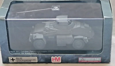 £8.99 • Buy Boxed Hobby Master HG1401 1/48 Diecast Model - Sdkfz 222