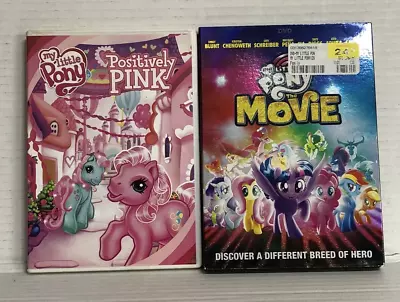 My Little Pony DVDs- My Little Pony: The Movie (2017) & Positively Pink (2008) • $10.71