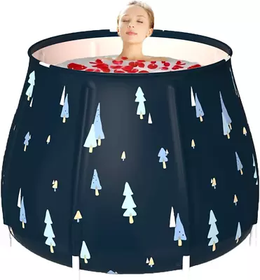 Portable Foldable Bathtub For Adults Ice Cold Bath Tub Soaking Tub For Shower  • $51.99