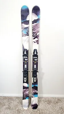 163 Cm SALOMON ROCKER2 92 Twin Tip All Mountain Skis W/ Adjustable Bindings • $289
