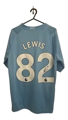 Rico Lewis Manchester City Signed Shirt • £85