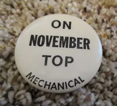 Nice Vintage Soo Line Railroad On Top November Mechanical Railway Pin Pinback • $5