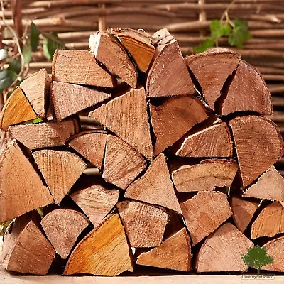 Hardwood Logs Kiln Dried Fire Logs Large 40L Nets - Logs 25cm Long • £139.95