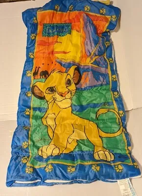 Lion King Sleeping Bag 1990’s Vintage Simba Disney  • $32