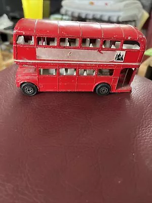 Double Decker Diecast Bus Toy The Original Red London Bus 15 Trafalgar Square  • £0.99