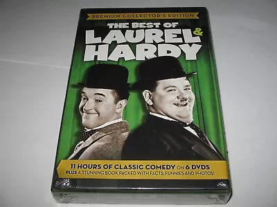 THE BEST OF LAUREL & HARDY  PREMIUM COLLECTOR'S EDITION W. BOOK  New Import DVDs • £7.99