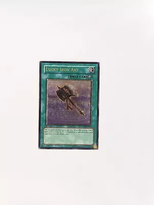 Lucky Iron Axe FOTB-EN037 Yugioh! Ultimate Rare MP • $20