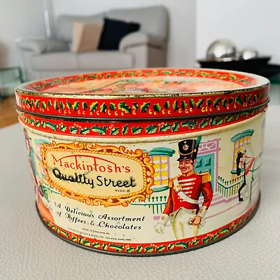 Vintage 1960s QUALITY STREET Tin Rare And Sought-After  Soldier & Lady  Design • £24.97