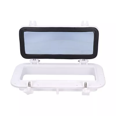 Rectangle Portlight Tempered Glass Opening Window For Marine Boat Yacht RV White • $67.17