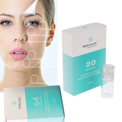 $14.19 • Buy 64 20 Pins CE 0.25mm 0.5mm 1.0mm Micro Titanium Microneedle Derma Roller N..s