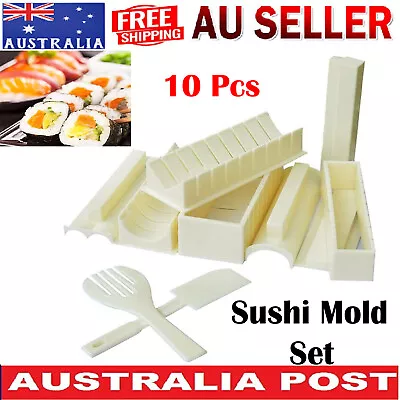 $26.20 • Buy New Sushi Maker Kit DIY Rice Roller Mold Set Homemade Beginners Kitchen Tool AUS