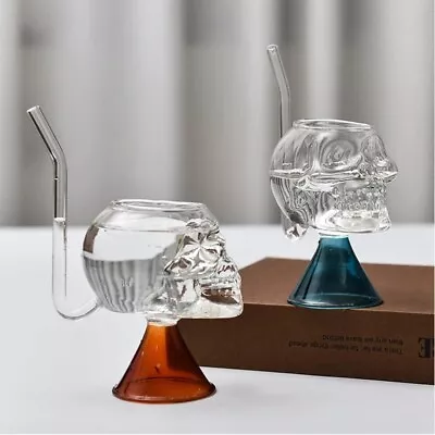 Skull Head Shot Glass Cup Wine Mug Beer Glass Mug Crystal Whisky Vodka Cup • $13.99