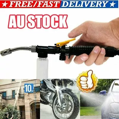 2 In 1 Hydro Jet High Pressure Power Washer Water Spray Gun Nozzle Wand CleaneWZ • $11.59