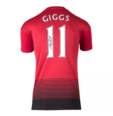 £255.99 • Buy Ryan Giggs Signed Manchester United Shirt 2018/19 - Number 11 Autograph