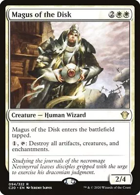 MTG Magic The Gathering Magus Of The Disk (94/355) Commander 2020 NM • $1.45