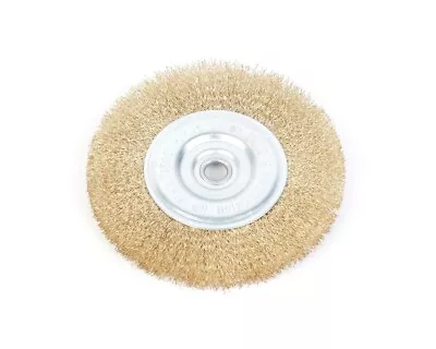   6  Crimped Wire Brush Wide Face For Bench & Angle Grinder   • $8.95