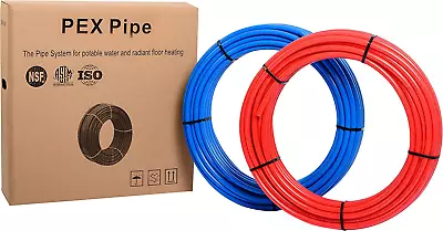 1/2 Inch 2 X100 Ft Pex-B Pipe/TubingNsf Certified For Potable Water Hot/Cold W • $88.99