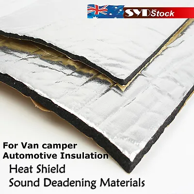 $312.28 • Buy 6mm/10mm Sound Deadening Materials Car Van Insulation Heat Shield Self-Adhesive